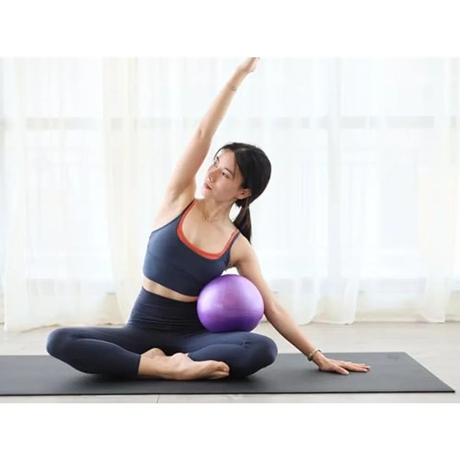Mini Exercise Barre Ball for Yoga, Pilates, Stability Exercise Home Workout, Core Training and Physical Therapy Small Bender Ba