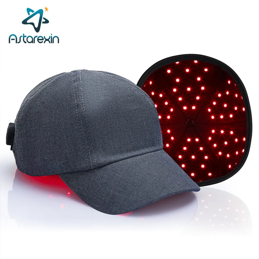 97 LEDs Red Light Therapy Hair Cap, 660nm & 850nm Near Infrared LED Treatment Hat, Portable Scalp Massager for Scalp Relaxation, Anti Hair Loss Care Hat