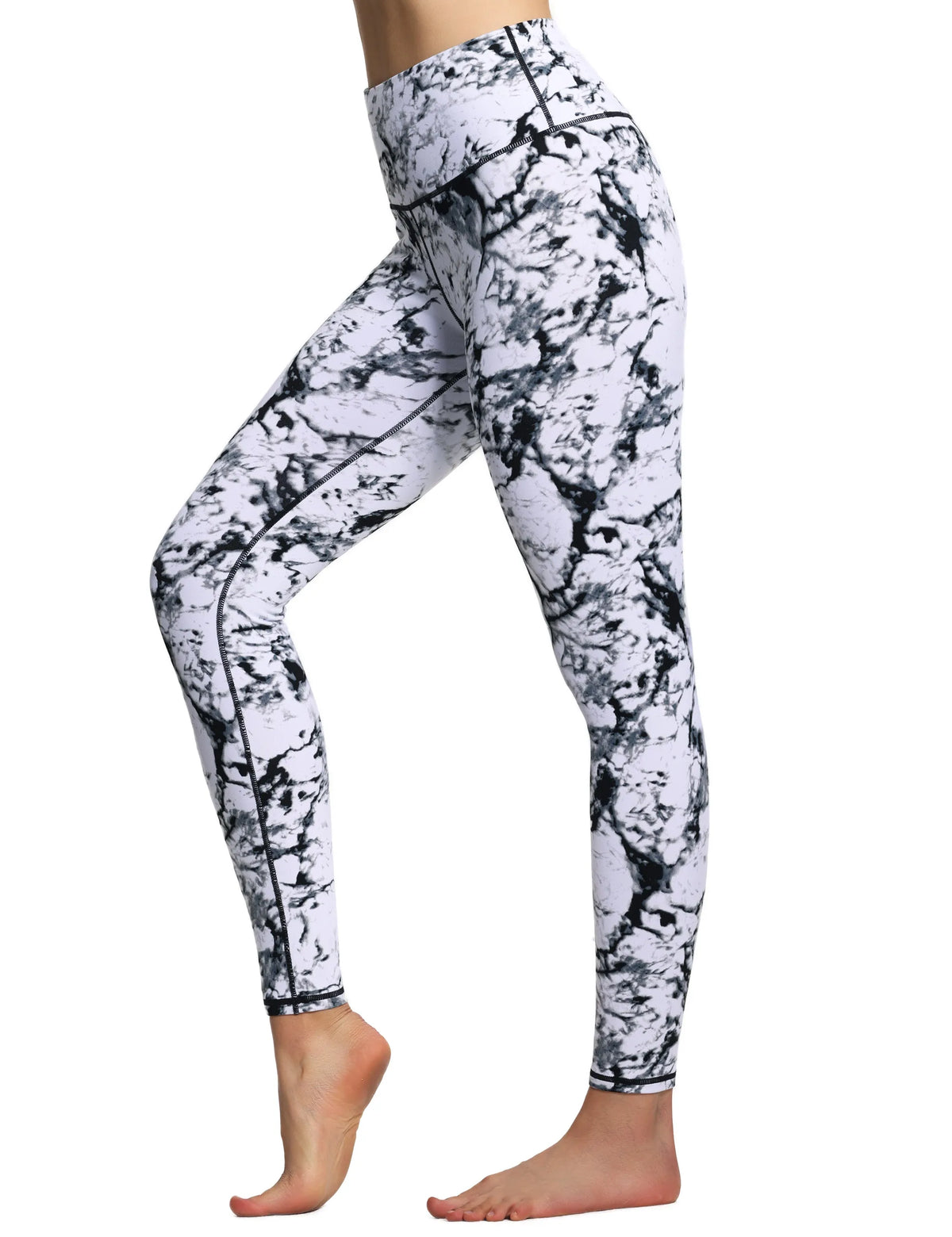 THE GYM PEOPLE Women's High Waist Workout Legging Soft Tummy Control Squat Proof Yoga Running Pants
