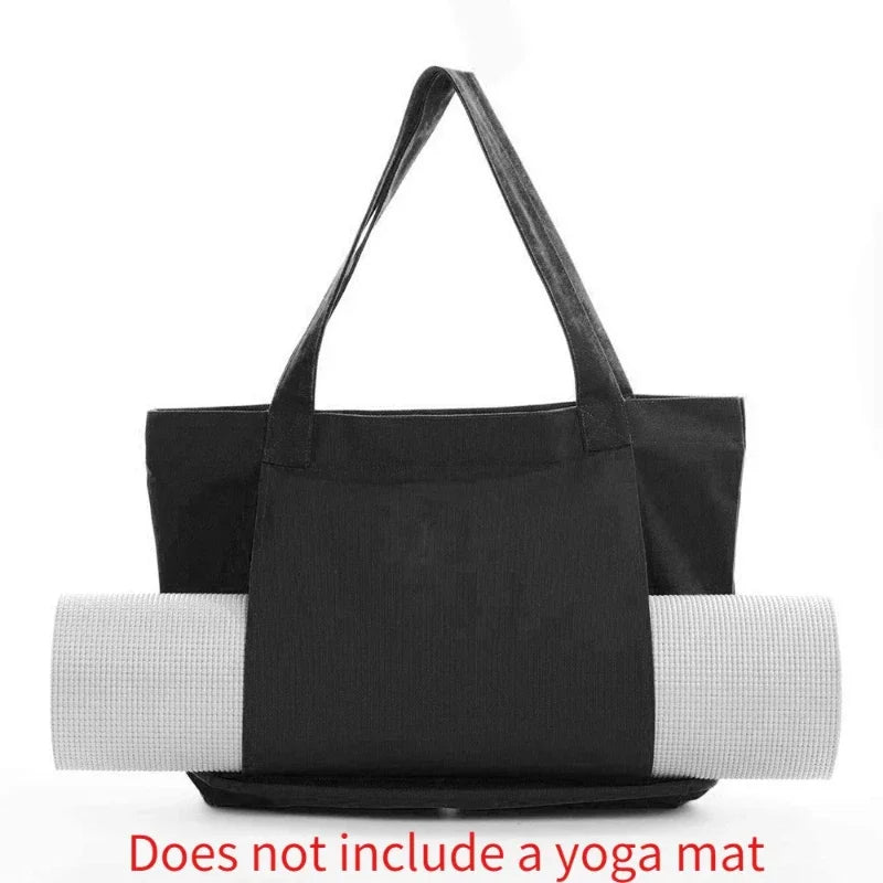 Yoga specific canvas bag storage bag portable and multifunctional large capacity one shoulder portable yoga bag yoga mat storage