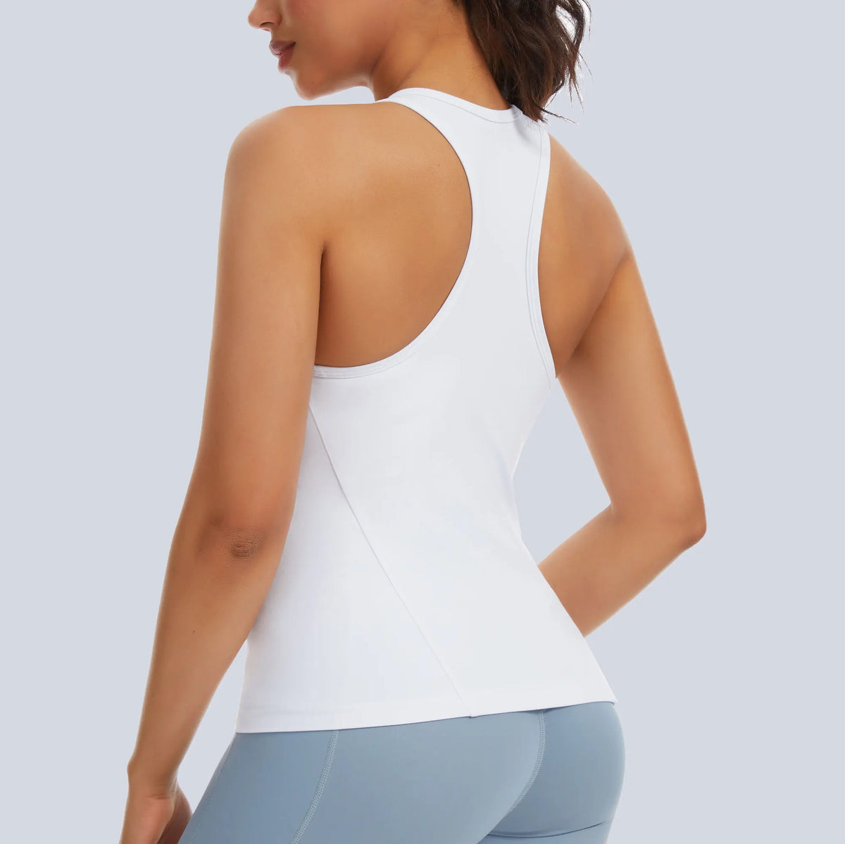 THE GYM PEOPLE Women’s V Neck Workout Tank Tops Racerback Slim Fit Sleeveless Yoga Running Athletic Shirts