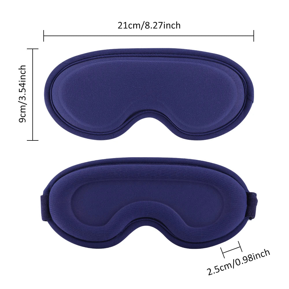 3D Rechargeable Heated Eye Mask Adjustable Heat Massage for Dry Eyes Relieves Eye Strain Sleep Aid Eyeshade for Office And Home