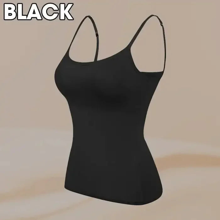 Cami Bra – Women's Camisole With Built In Padded Bra Vest Dropshipping As Seen on Tiktok Pink Top For Women Pajamas Home Wear