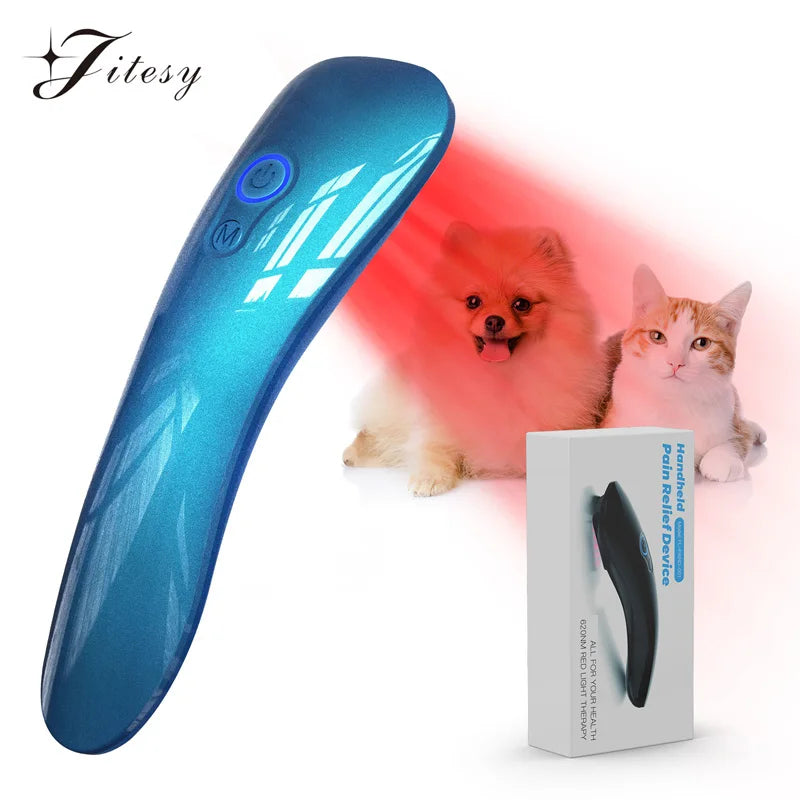 Red Light Therapy Device 18x620nm for Pet Body Pain Relief Veterinary Infrared Joint Muscle Rehabilitation Wand Home Arthritis Care