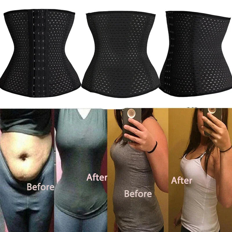 Plus Size XS-5XL Steel Boned Waist Trainer Corset for Women Postpartum Band Sexy Bustier Modeling Strap Shapewear Cincher
