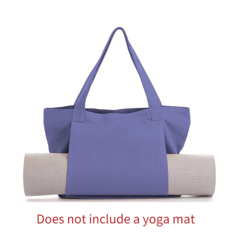 Yoga specific canvas bag storage bag portable and multifunctional large capacity one shoulder portable yoga bag yoga mat storage
