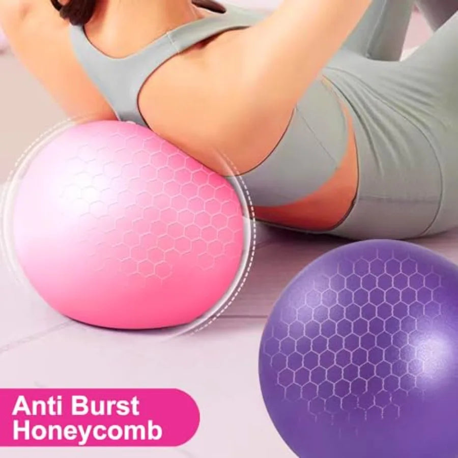 Mini Exercise Barre Ball for Yoga, Pilates, Stability Exercise Home Workout, Core Training and Physical Therapy Small Bender Ba