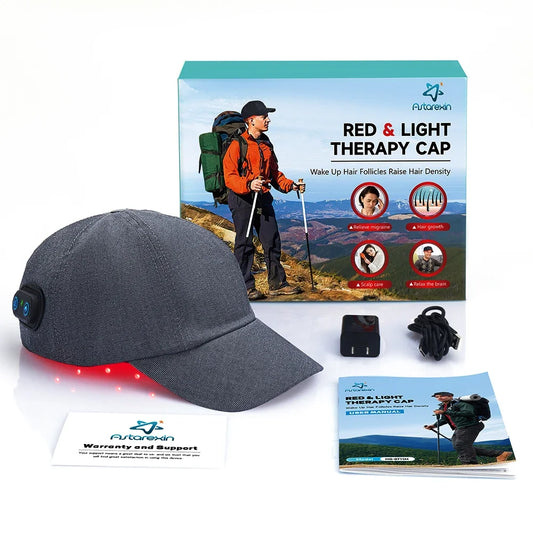 97 LEDs Red Light Therapy Hair Cap, 660nm & 850nm Near Infrared LED Treatment Hat, Portable Scalp Massager for Scalp Relaxation, Anti Hair Loss Care Hat