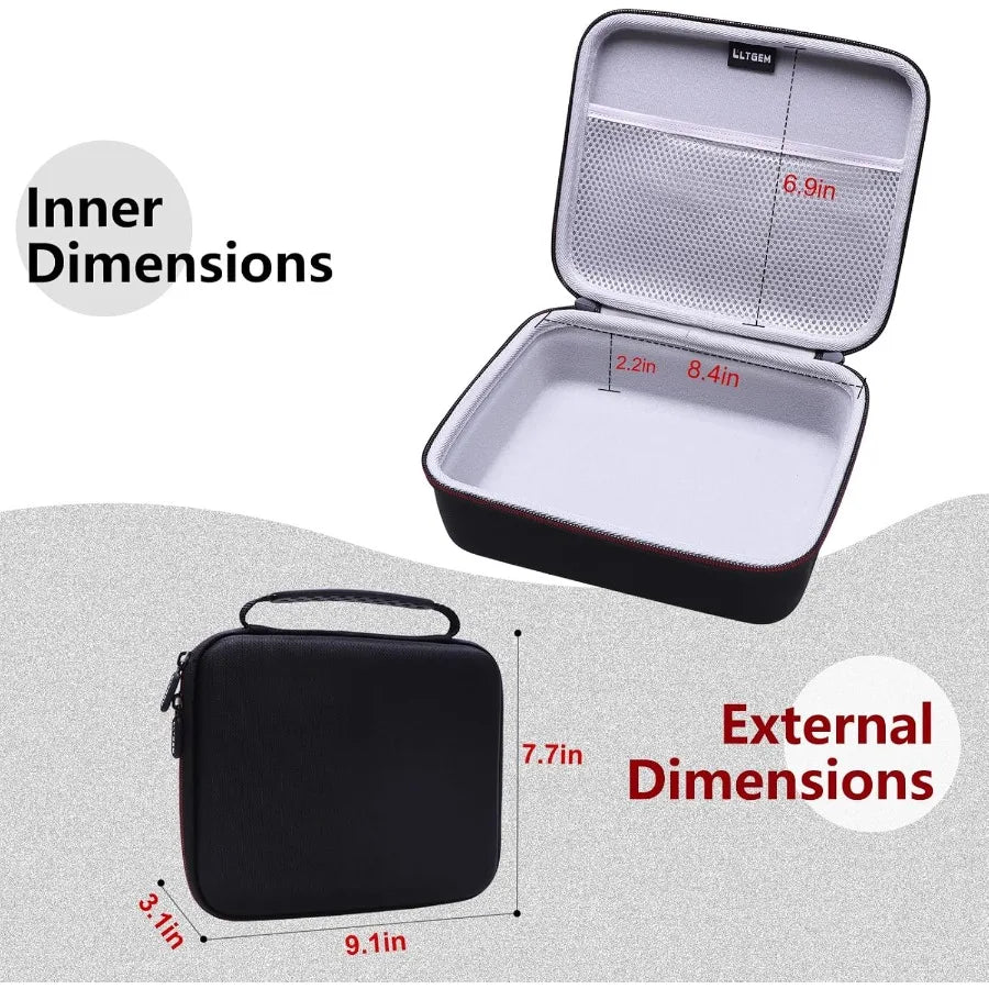 TravelReady Protective Carrying Case for Handheld Percussion Massage Gun Compatible with TheraGun Relief Ideal for Neck Back Le