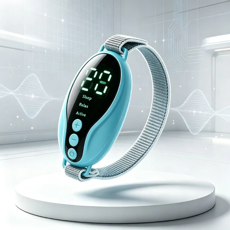 2 Modes 20 Levels EMS Sleep Aid Relaxation Treatment Microcurrent Pulse Hypnosis Device Suitable Insomnia Anxiety